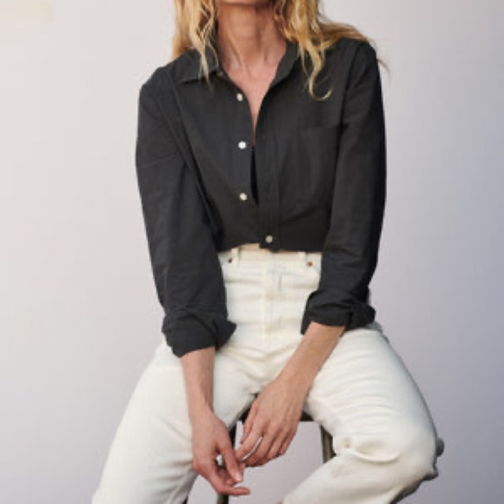 Buck Mason | Mainstay Cotton Shirt | Washed Black